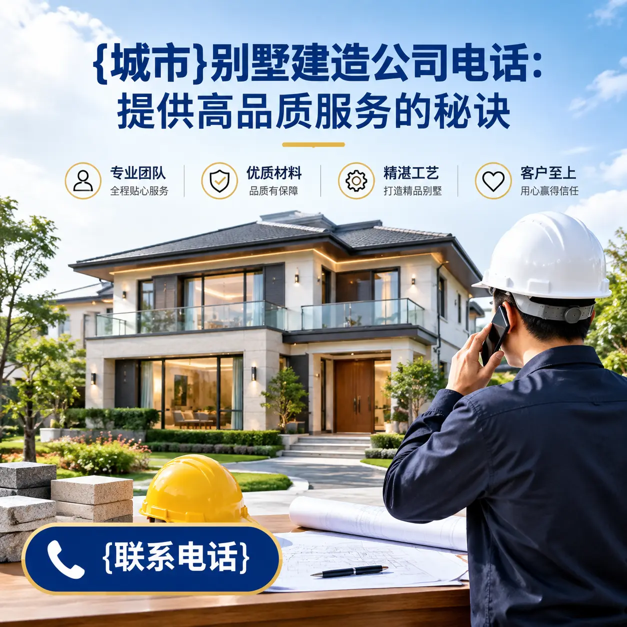 榕江别墅建造公司电话:提供高品质服务的秘诀