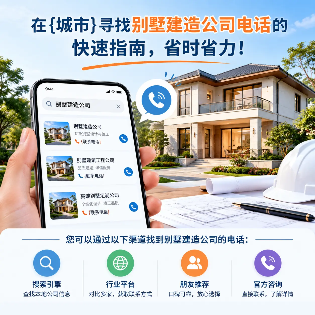 在榕江寻找别墅建造公司电话的快速指南，省时省力！